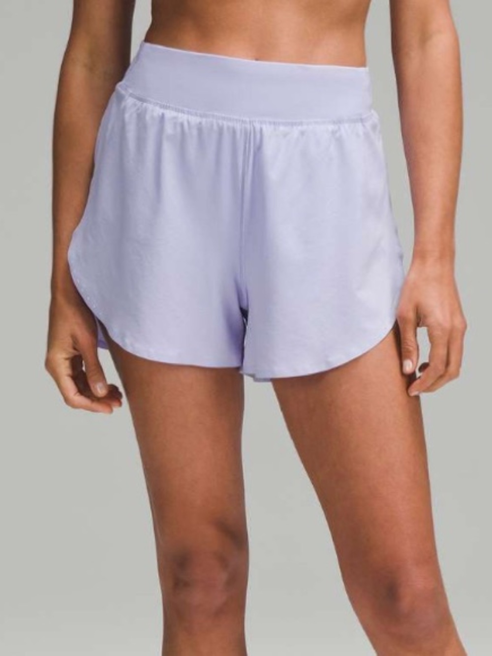 Lululemon fast and free lilac smoke size 2